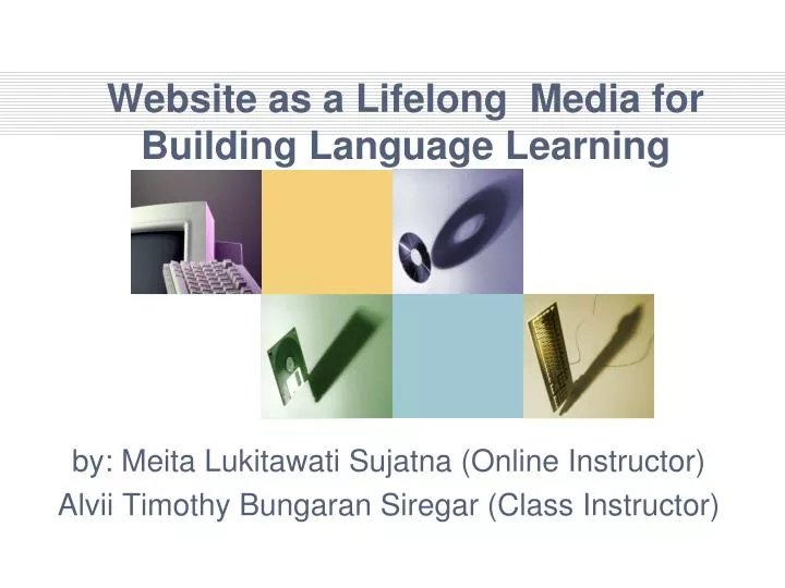 website as a lifelong media for building language learning