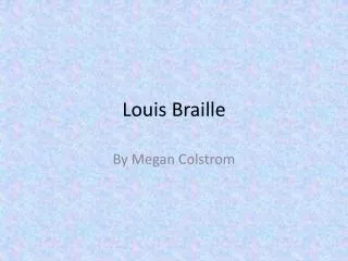 Louis Braille