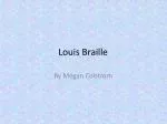 Louis Braille - slide 1