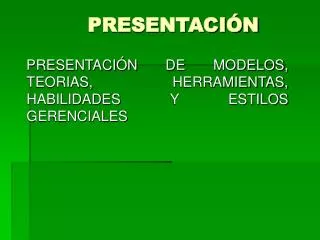 presentaci n