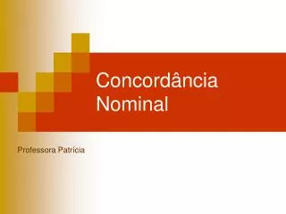 concord ncia nominal