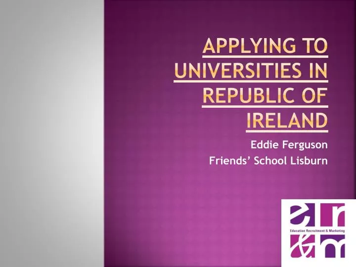 applying to universities in republic of ireland