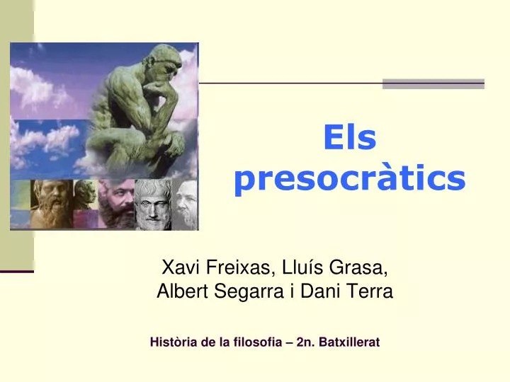 els presocr tics