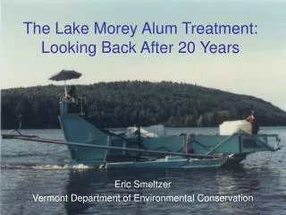 The Lake Morey Alum Treatment: Looking Back After 20 Years