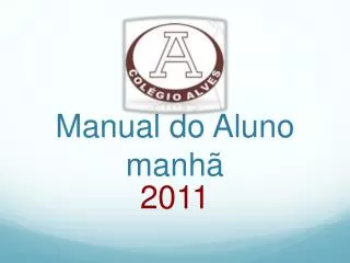 manual do aluno manh