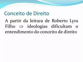 conceito de direito