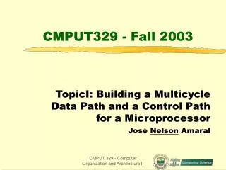 CMPUT329 - Fall 2003
