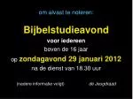 om alvast te noteren: - slide 1