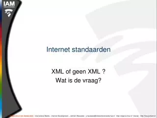 internet standaarden