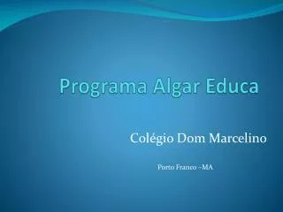 programa algar educa