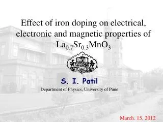 Effect of iron doping on electrical, electronic and magnetic properties of La 0.7 Sr 0.3 MnO 3