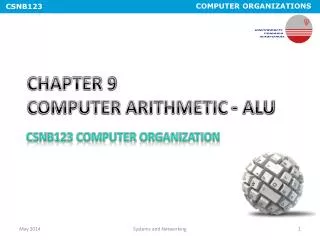 CHAPTER 9 COMPUTER ARITHMETIC - ALU