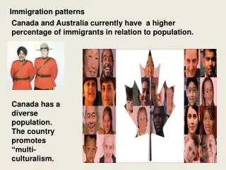 Immigration patterns