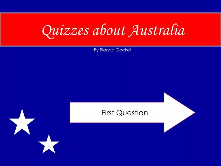 quizzes about australia