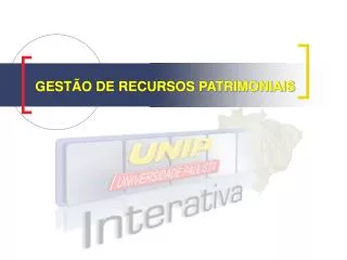 gest o de recursos patrimoniais