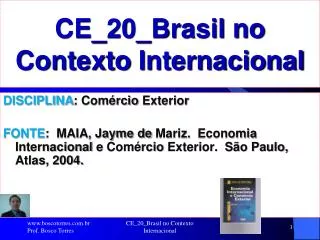 ce 20 brasil no contexto internacional