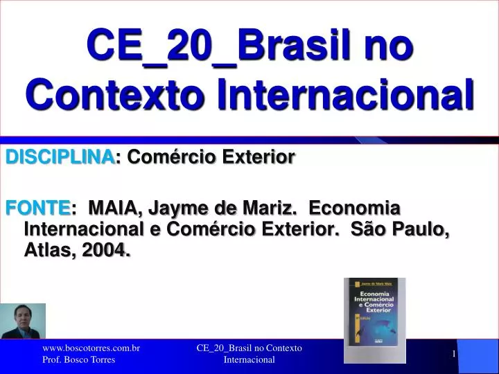 ce 20 brasil no contexto internacional