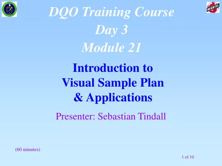introduction to visual sample plan applications
