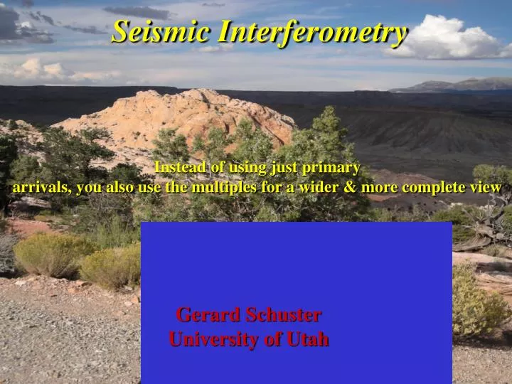 seismic interferometry