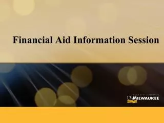 Financial Aid Information Session