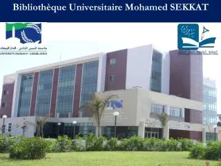 biblioth que universitaire mohamed sekkat