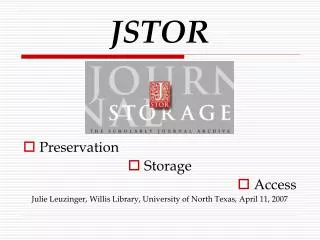 JSTOR