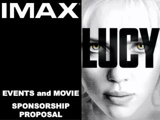 EVENTS and MOVIE SPONSORSHIP PROPOSAL