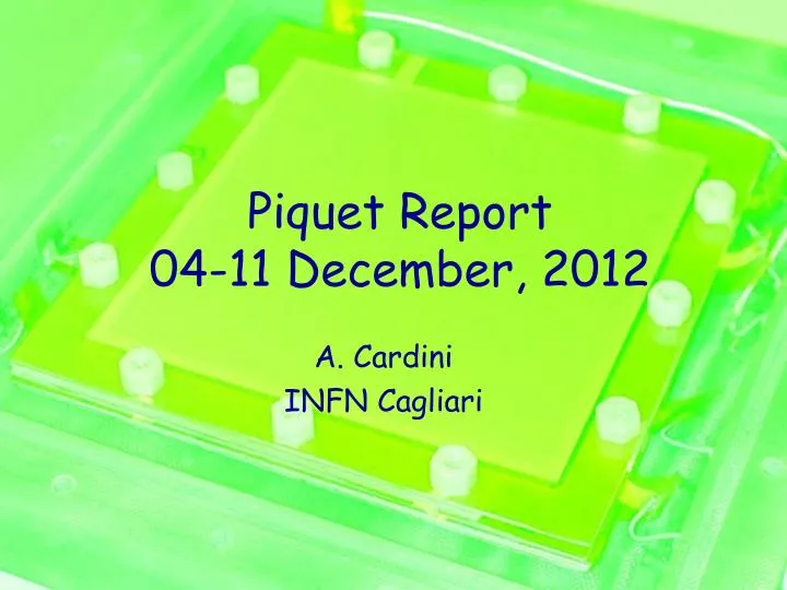 piquet report 04 11 december 2012