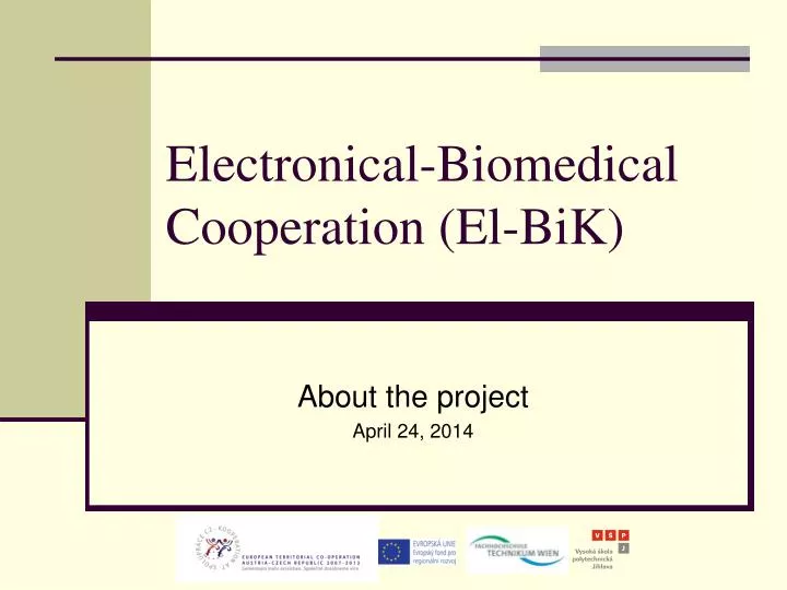 electronical biomedical cooperation el bik