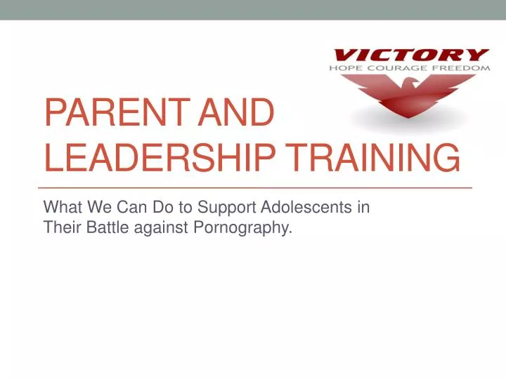 parent and leadership training