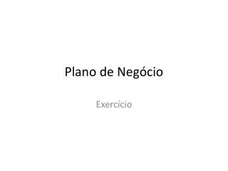 plano de neg cio