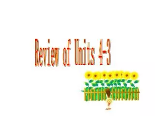 Review of Units 4-3