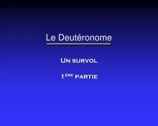 le deut ronome