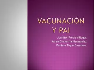 vacunaci n y pai