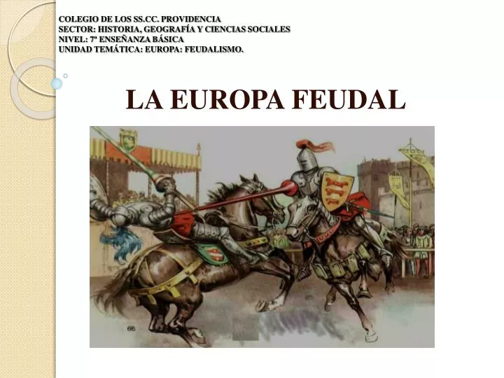 la europa feudal
