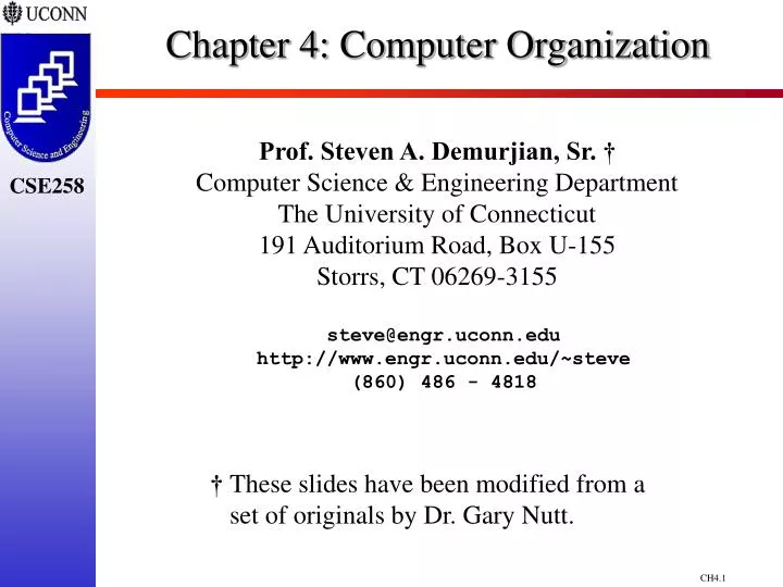 chapter 4 computer organization