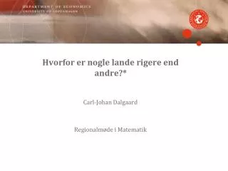 hvorfor er nogle lande rigere end andre