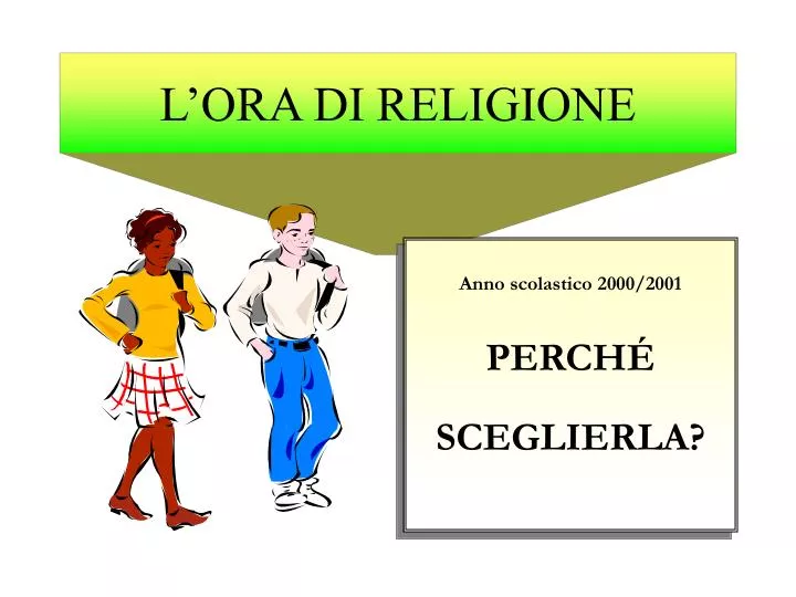 l ora di religione