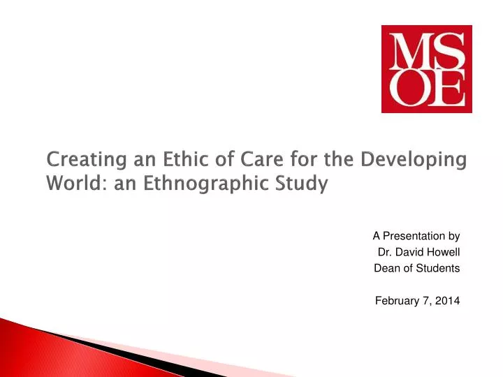 creating an ethic of care for the developing world an ethnographic study