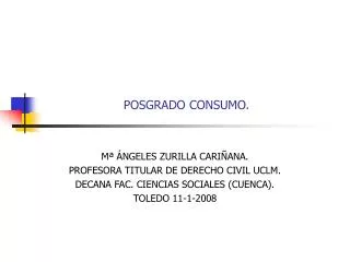 posgrado consumo