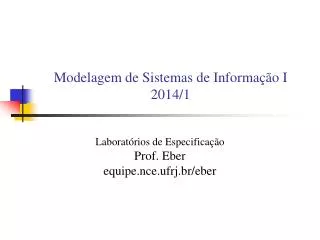 modelagem de sistemas de informa o i 2014 1