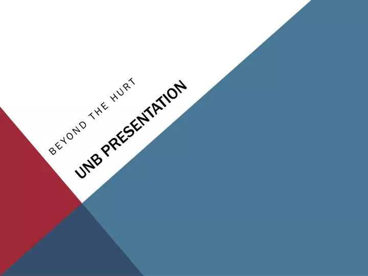 unb presentation