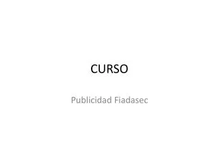 curso