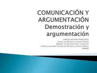 comunicaci n y argumentaci n demostraci n y argumentaci n