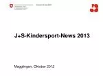 J+S-Kindersport-News 2013 - slide 1