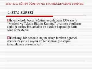 1 staj s res