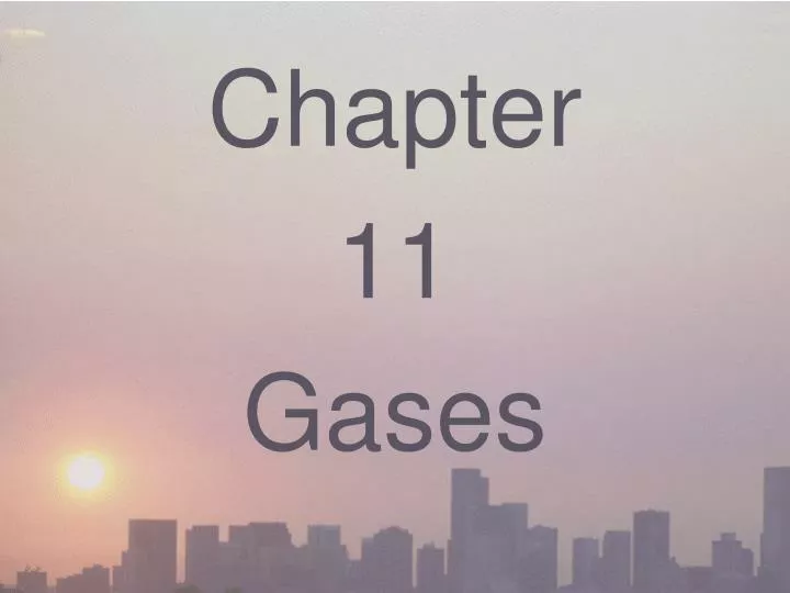 chapter 11 gases