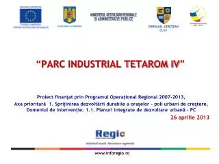 parc industrial tetarom iv