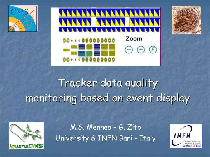 tracker data quality monitoring based on event display