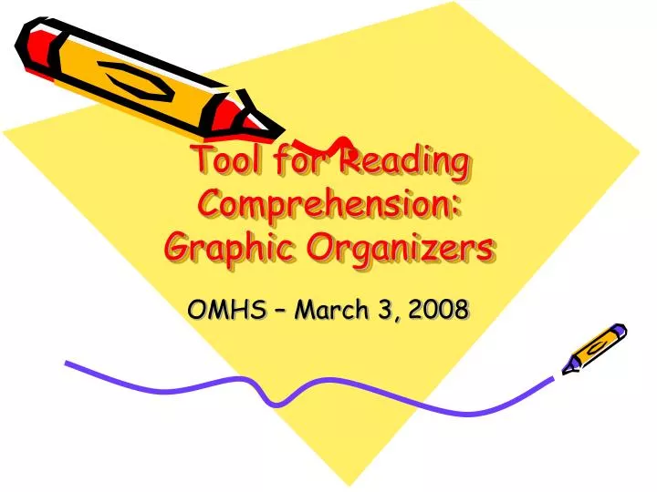 tool for reading comprehension graphic organizers